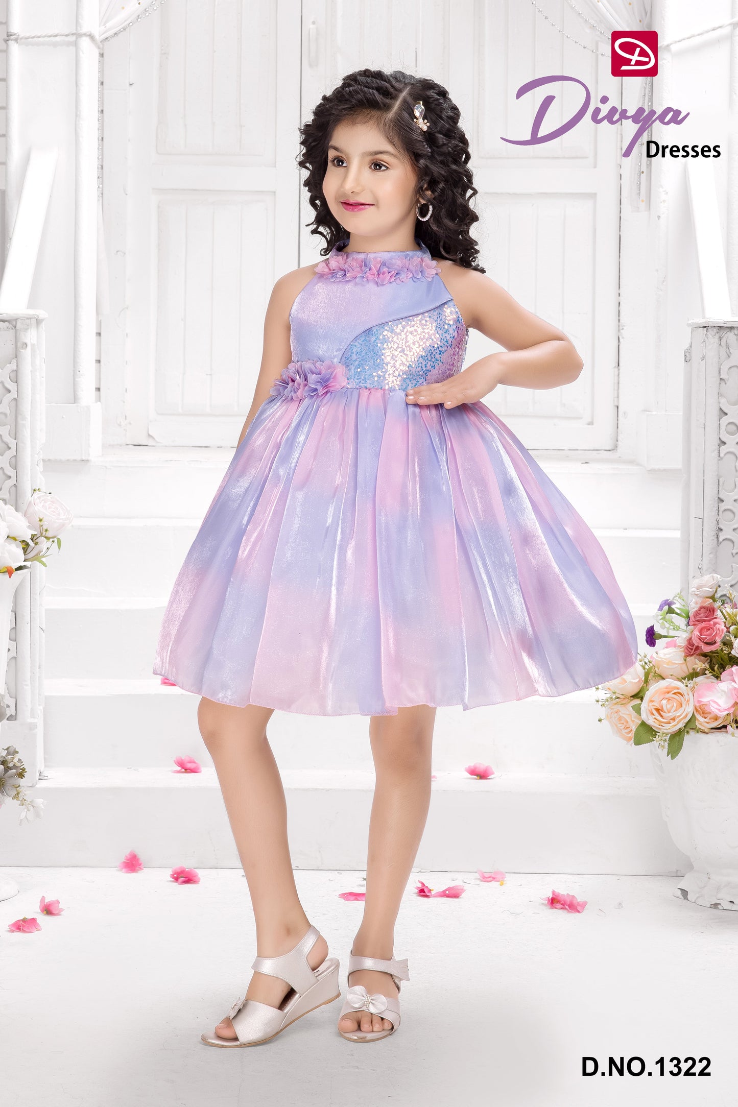 Girls Imported Partywear Dress – Style 1322 “Pink Dream”